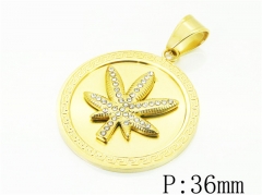 HY Wholesale 316L Stainless Steel Jewelry Popular Pendant-HY13P1592HLD