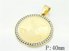 HY Wholesale 316L Stainless Steel Jewelry Popular Pendant-HY13P1564HIX