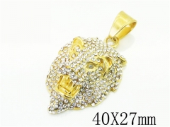 HY Wholesale 316L Stainless Steel Jewelry Popular Pendant-HY13P1538HNR