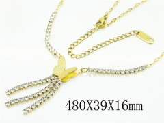 HY Wholesale Stainless Steel 316L Jewelry Necklaces-HY19N0321HHS