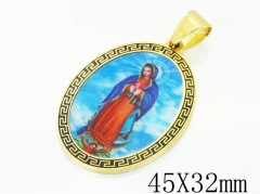 HY Wholesale 316L Stainless Steel Jewelry Popular Pendant-HY13P1466PT