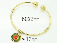 HY Wholesale Stainless Steel 316L Fashion Bangle-HY58B0570KL