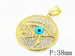 HY Wholesale 316L Stainless Steel Jewelry Popular Pendant-HY13P1584HKE