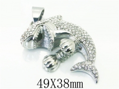 HY Wholesale 316L Stainless Steel Jewelry Popular Pendant-HY13P1517HJL