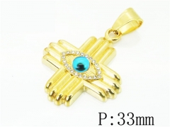 HY Wholesale 316L Stainless Steel Jewelry Popular Pendant-HY13P1441HHG