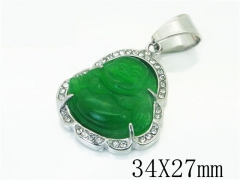 HY Wholesale 316L Stainless Steel Jewelry Popular Pendant-HY13P1490HOQ