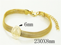 HY Wholesale Stainless Steel 316L Fashion Bangle-HY58B0576OW