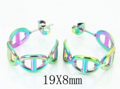 HY Wholesale 316L Stainless Steel Fashion Jewelry Earrings-HY70E0233LD