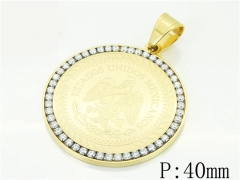 HY Wholesale 316L Stainless Steel Jewelry Popular Pendant-HY13P1569HIA