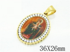 HY Wholesale 316L Stainless Steel Jewelry Popular Pendant-HY13P1471PW