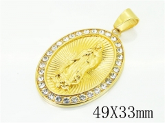 HY Wholesale 316L Stainless Steel Jewelry Popular Pendant-HY13P1448HJR