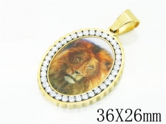 HY Wholesale 316L Stainless Steel Jewelry Popular Pendant-HY13P1477PW