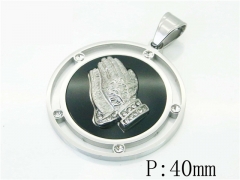 HY Wholesale 316L Stainless Steel Jewelry Popular Pendant-HY13P1590HIL