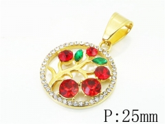HY Wholesale 316L Stainless Steel Jewelry Popular Pendant-HY13P1572HZL