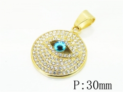 HY Wholesale 316L Stainless Steel Jewelry Popular Pendant-HY13P1579HJS