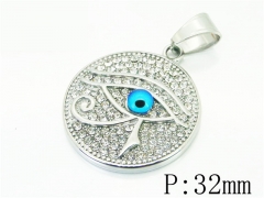 HY Wholesale 316L Stainless Steel Jewelry Popular Pendant-HY13P1580HIS