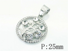 HY Wholesale 316L Stainless Steel Jewelry Popular Pendant-HY13P1570PLD