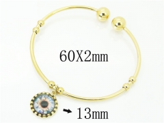 HY Wholesale Stainless Steel 316L Fashion Bangle-HY58B0556KL