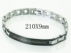 HY Wholesale 316L Stainless Steel Jewelry Bracelets-HY10B1051POW