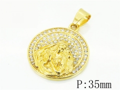 HY Wholesale 316L Stainless Steel Jewelry Popular Pendant-HY13P1607HHL
