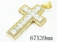 HY Wholesale 316L Stainless Steel Jewelry Popular Pendant-HY13P1375HNW