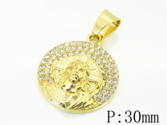 HY Wholesale 316L Stainless Steel Jewelry Popular Pendant-HY13P1613HHE