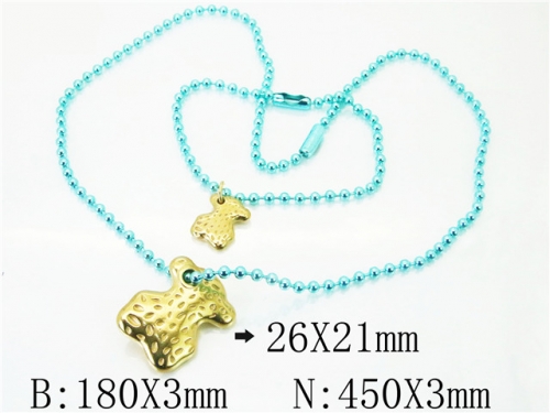 HY Wholesale Stainless Steel 316L Necklaces Bracelets Sets-HY21S0300ILV