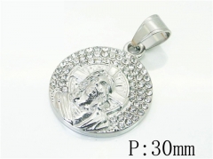 HY Wholesale 316L Stainless Steel Jewelry Popular Pendant-HY13P1612HEE