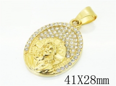 HY Wholesale 316L Stainless Steel Jewelry Popular Pendant-HY13P1456HHL