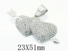 HY Wholesale 316L Stainless Steel Jewelry Popular Pendant-HY13P1539HLW