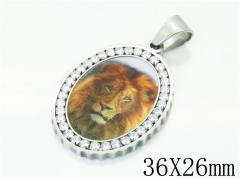 HY Wholesale 316L Stainless Steel Jewelry Popular Pendant-HY13P1476OR