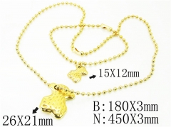 HY Wholesale Stainless Steel 316L Necklaces Bracelets Sets-HY21S0304ILE