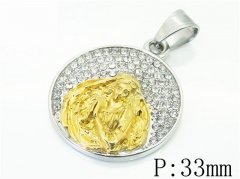HY Wholesale 316L Stainless Steel Jewelry Popular Pendant-HY13P1611HH5