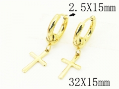 HY Wholesale 316L Stainless Steel Fashion Jewelry Earrings-HY58E1622JLE