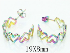 HY Wholesale 316L Stainless Steel Fashion Jewelry Earrings-HY70E0228LA