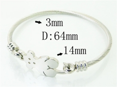 HY Wholesale Stainless Steel 316L Fashion Bangle-HY58B0578LL