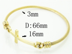 HY Wholesale Stainless Steel 316L Fashion Bangle-HY58B0581MX