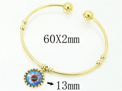 HY Wholesale Stainless Steel 316L Fashion Bangle-HY58B0558KLV