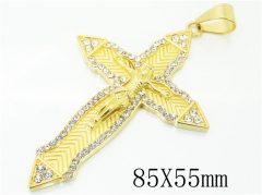 HY Wholesale 316L Stainless Steel Jewelry Popular Pendant-HY13P1404HLS