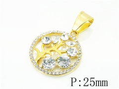 HY Wholesale 316L Stainless Steel Jewelry Popular Pendant-HY13P1571HZL