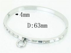 HY Wholesale Stainless Steel 316L Fashion Bangle-HY32B0336HKS