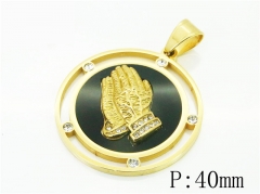 HY Wholesale 316L Stainless Steel Jewelry Popular Pendant-HY13P1591HJL