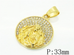 HY Wholesale 316L Stainless Steel Jewelry Popular Pendant-HY13P1610HHL