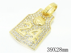 HY Wholesale 316L Stainless Steel Jewelry Popular Pendant-HY13P1506HJF