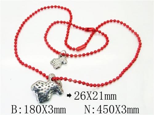 HY Wholesale Stainless Steel 316L Necklaces Bracelets Sets-HY21S0289IJE