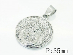 HY Wholesale 316L Stainless Steel Jewelry Popular Pendant-HY13P1606HZL
