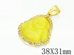 HY Wholesale 316L Stainless Steel Jewelry Popular Pendant-HY13P1501HPL
