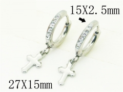 HY Wholesale 316L Stainless Steel Fashion Jewelry Earrings-HY58E1624JLW