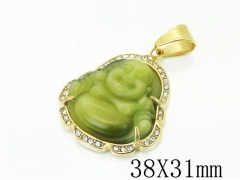 HY Wholesale 316L Stainless Steel Jewelry Popular Pendant-HY13P1499HP5
