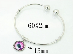 HY Wholesale Stainless Steel 316L Fashion Bangle-HY58B0549KS